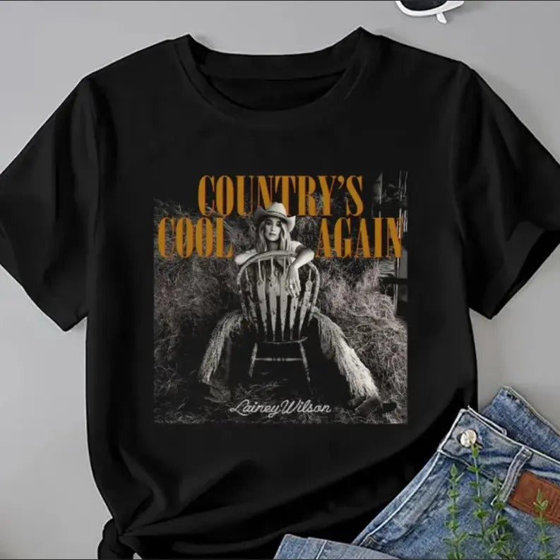 Lainey Country Music Shirt, Lainey Wilson Graphic TShirt Classic Cotton Love