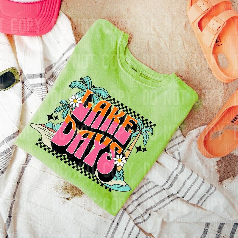 Lake Days DTF Transfers - THIS IS NOT A SHIRT Hoodie, Sweatshirt | InkThreadWorks.com