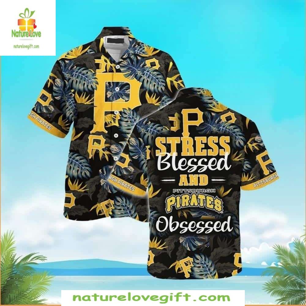 Pittsburgh Pirates Hawaiian Shirt – Stylish MLB Baseball Apparel Leafy Ambition