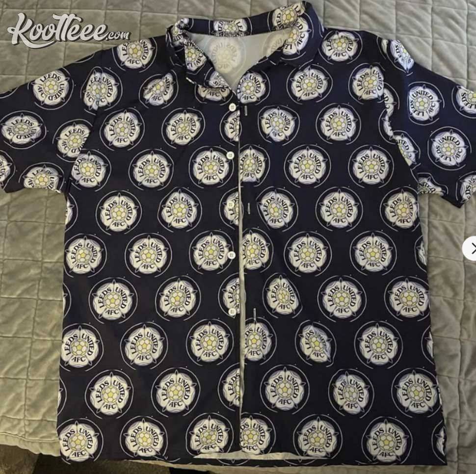 Leeds United Logo Gift For Fan Hawaiian Shirt