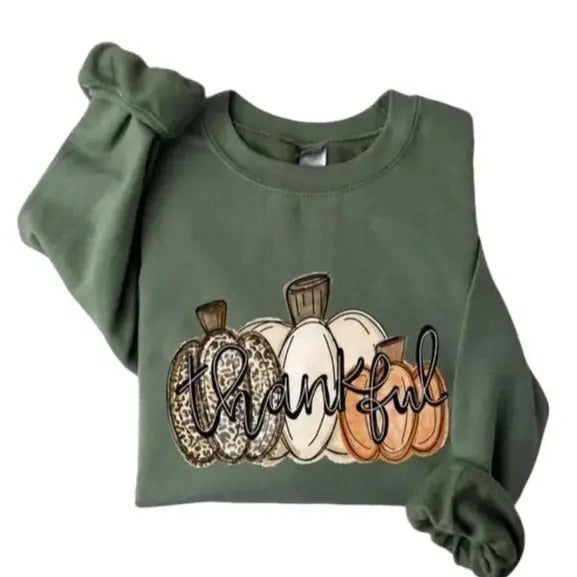 Leopard Pumpkin Sweatshirt, Pumpkin Season Sweater, Thanksgiving T-shirt, Halloween Shirt, Fall Apparel, Autumn Hoodie,...