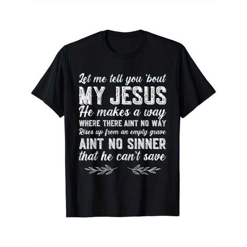 Let Me Tell You About My Jesus Christian T-Shirt Made in USA Hoodie, Sweatshirt | InkThreadWorks.com
