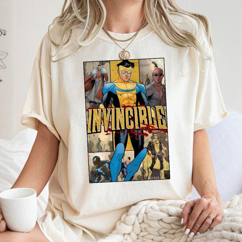 Limited Invincible Mark T Shirt, Graphic Tee, Supe Costume, Comic Book Fan Gift