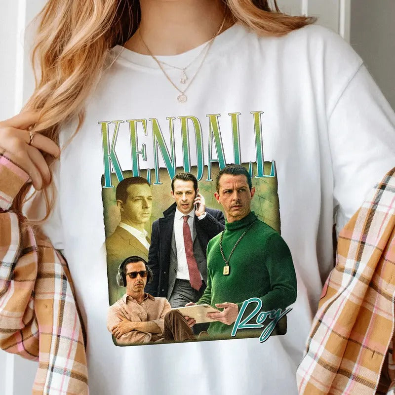 Limited Kendall Roy Vintage T-Shirt, Graphic Unisex T-shirt, Retro 90's Kendall Roy Fans Homage T-shirt, Gift For Women and Men
