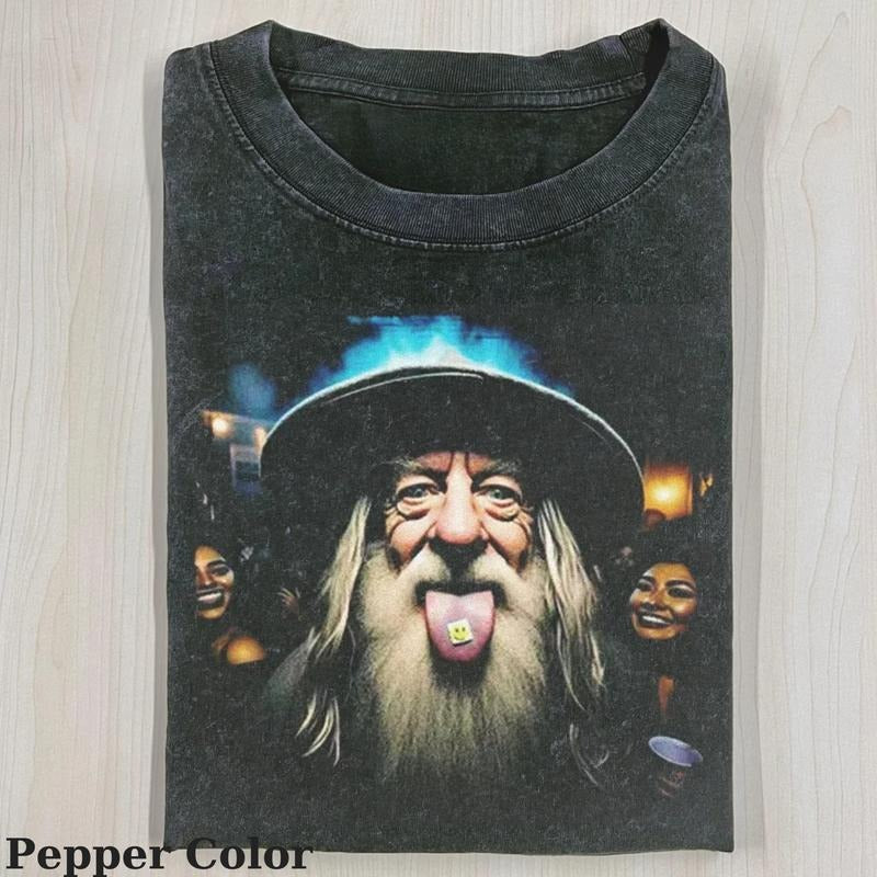 Lord of the Rings Vintage Tee, Galdalf T-Shirt, Meme Cringe Funny Dumb Shirts, Unisex Movie Shirt Menswear Womenswear Streetwear