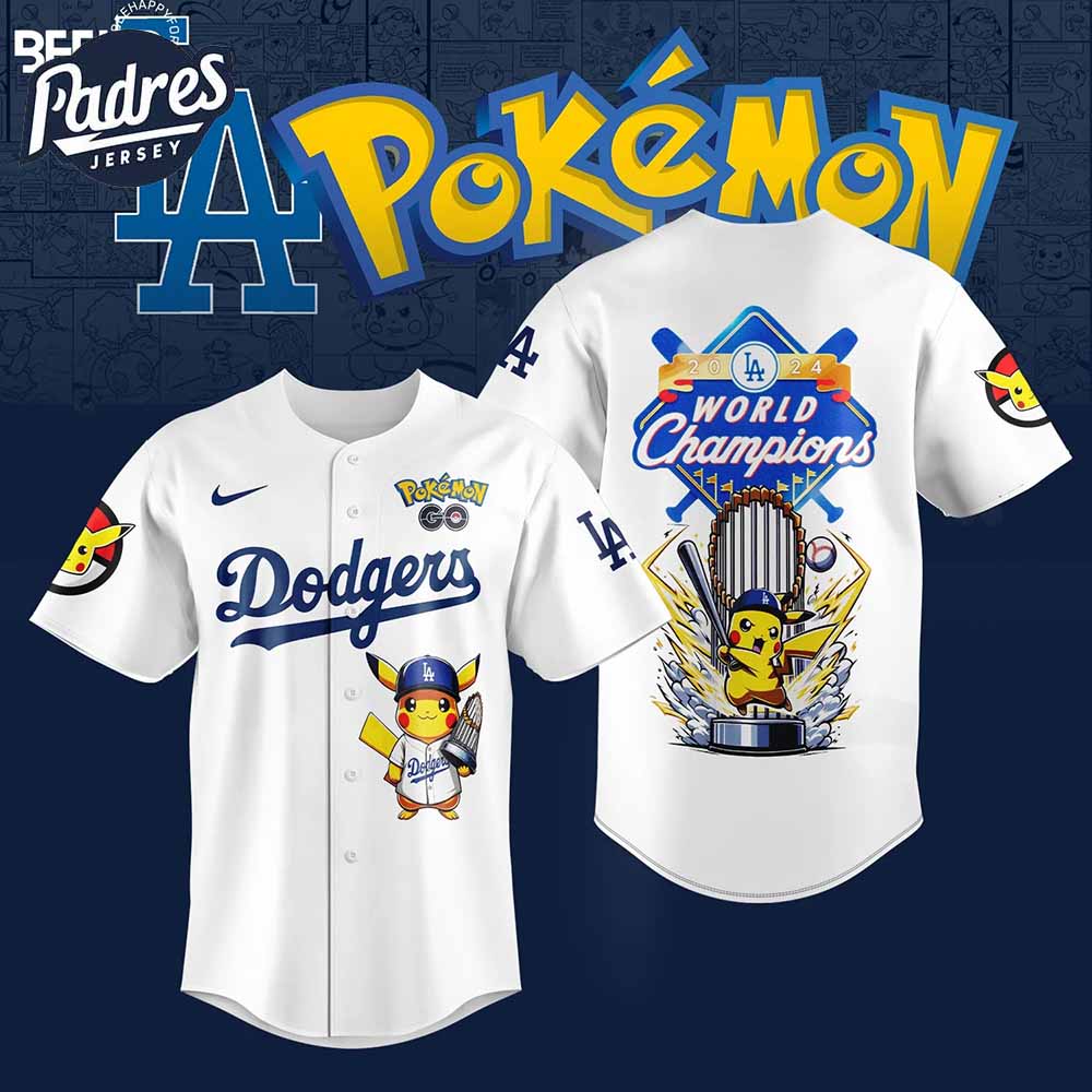Los Angeles Dodgers x Polemon GO Special Edition 2025 Jersey - Padres Jersey Oasis: Elevate Your Baseball Style Game