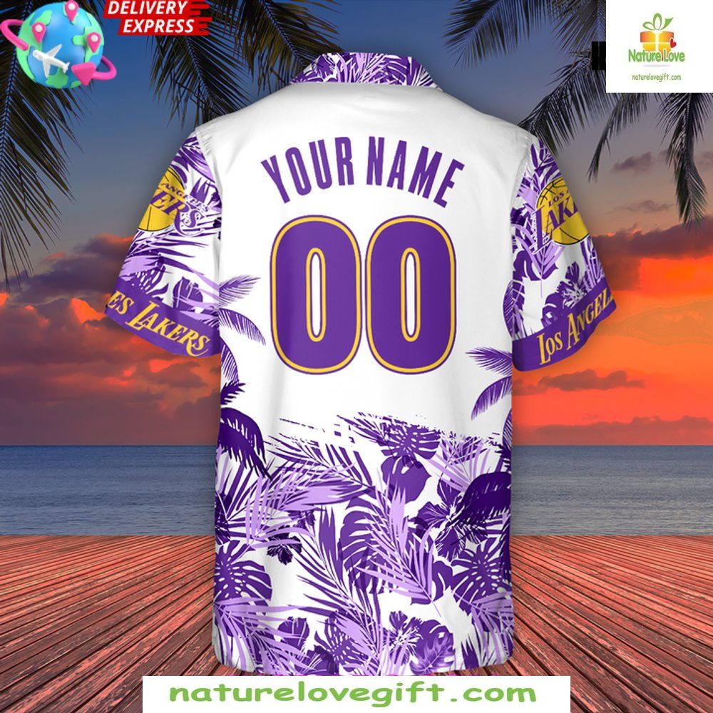 Los Angeles Lakers NBA Champions Hawaiian Shirts