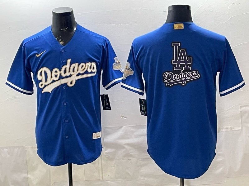 Los Angeles Dodgers Dodgers Blue Gold V2 Style 6