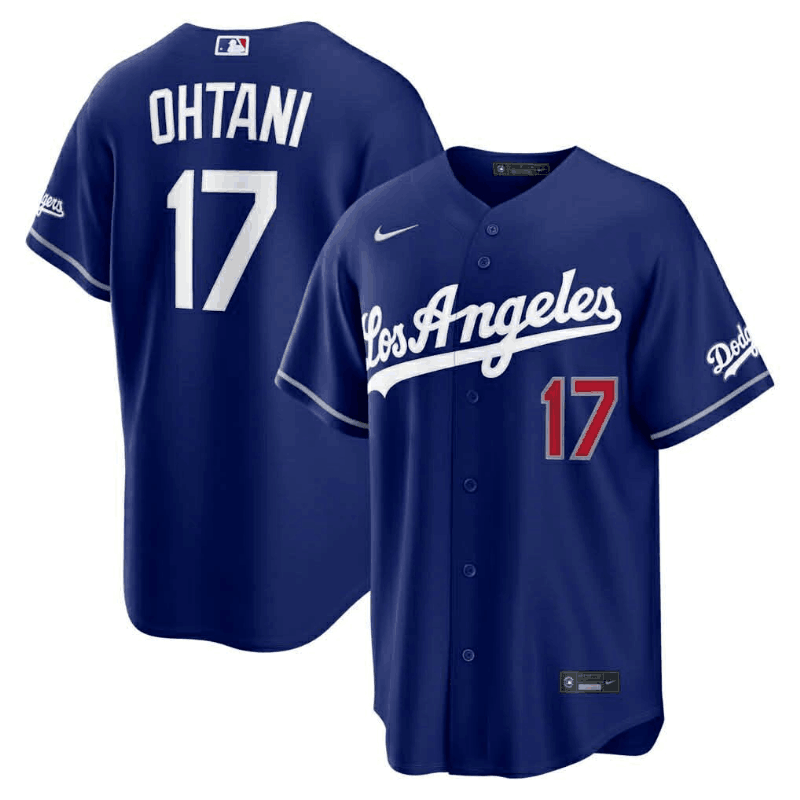 Los Angeles Dodgers #17 Shohei Ohtani Dodgers English Version Special Edition