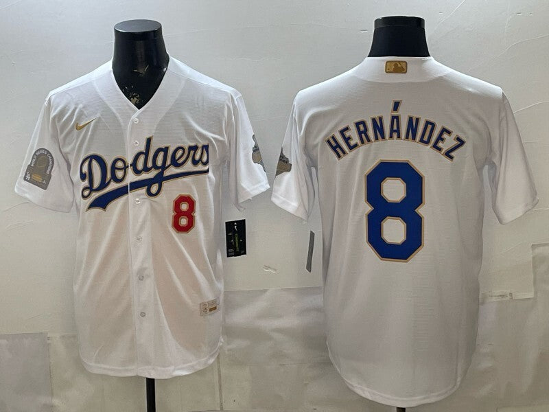 Los Angeles Dodgers #8 Enrique Hernandez Style 2