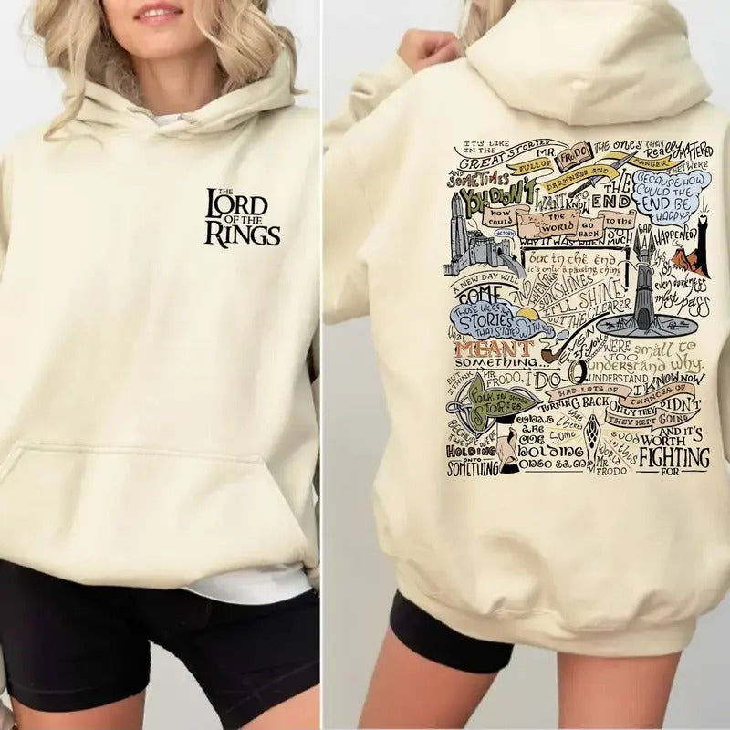 Lotr Shirt,Sam's Speech Sweatshirt, Lord Rings Tee,The Hobbit Shirt, Gandalf The Grey, Fantasy Book Shirt Cotton Fit...