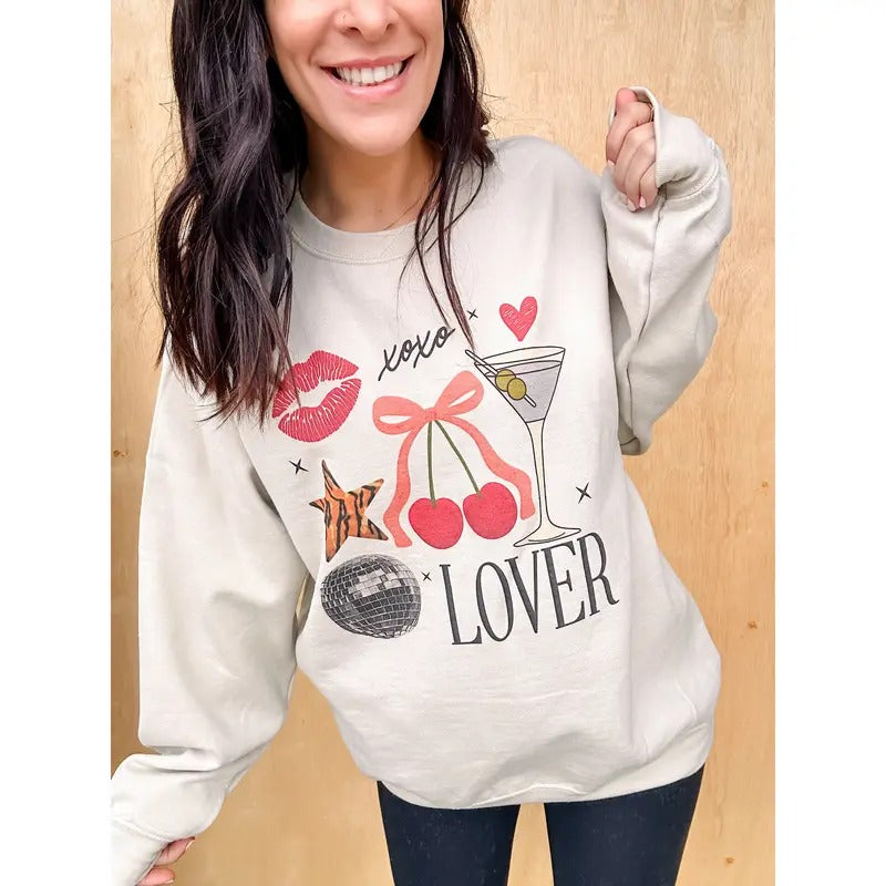 Love Collage Graphic Top