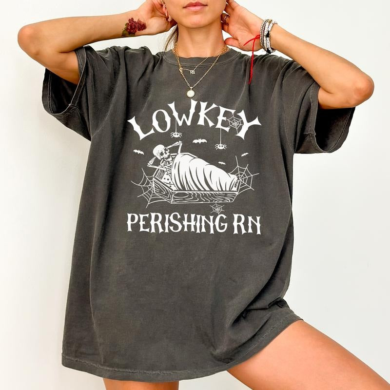 Lowkey Comfort Colors Shirt, Funny Lowkey Right Now Graphic T-shirt, Meme Unisex Shirt, Funny T-shirt For Women, Cotton Fabric Relaxed Fit Chic Style