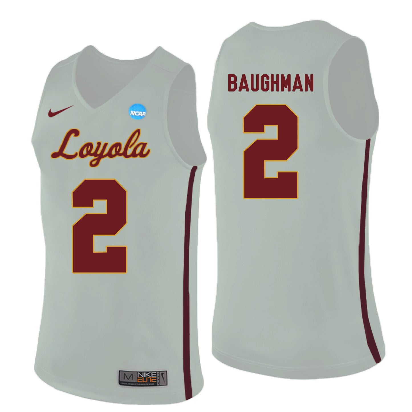 Loyola (Chi) Ramblers Jake Baughman 2 White