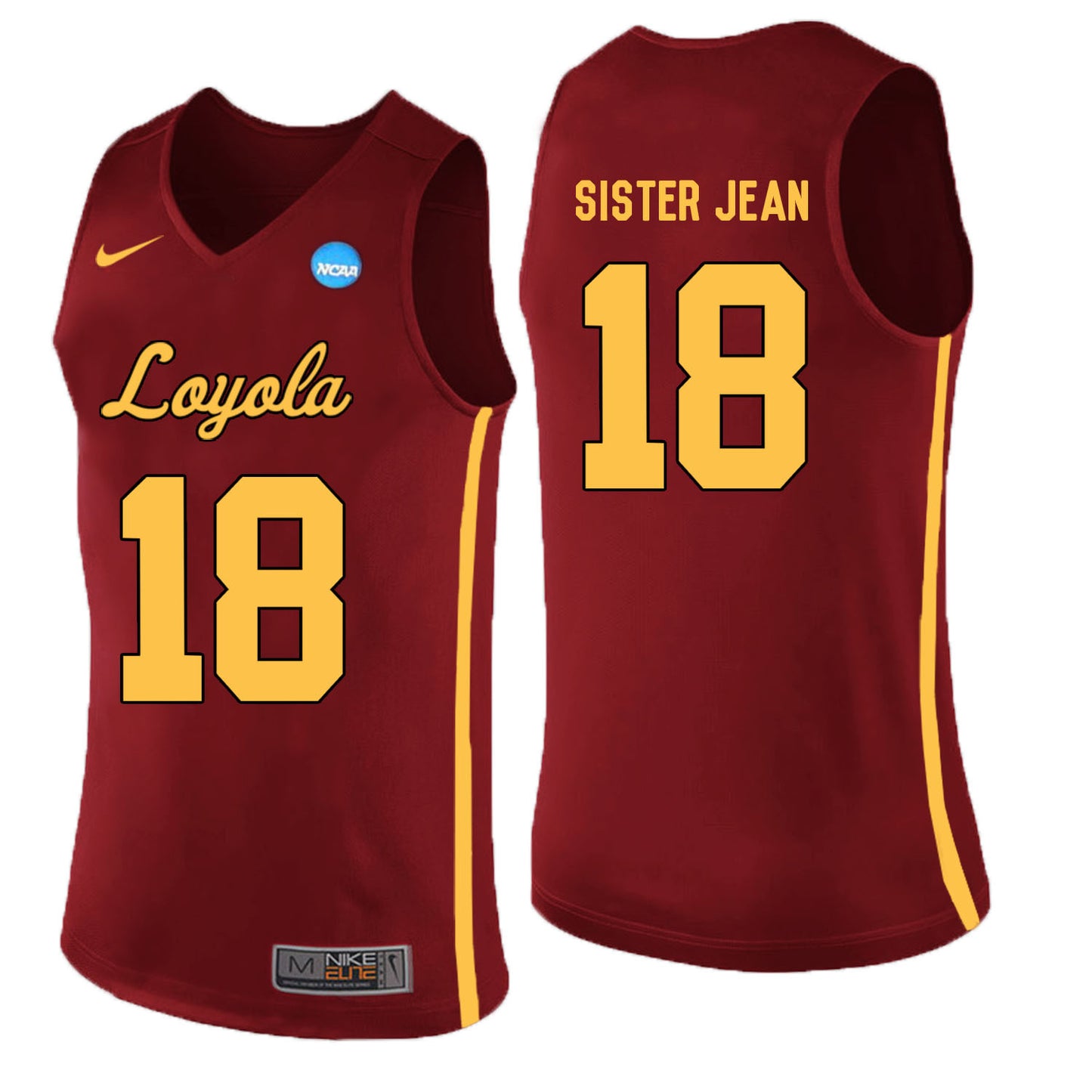 Loyola (Chi) Ramblers SISTER JEAN 18 Burgundy