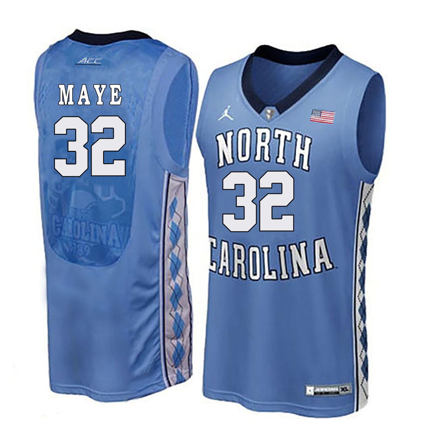 Luke Maye 32 Blue