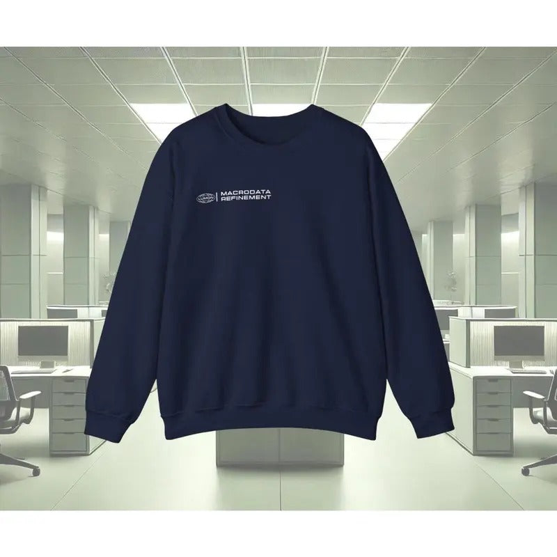 Lumon Macrodata Refinement Severance Sweatshirt, Severance Inspired Minimalist Sweater, Lumon Sweater, Macrodata...