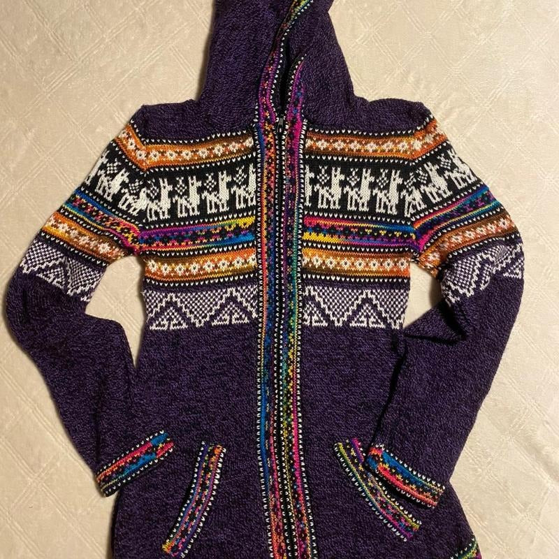 Sueter peruano for women size S/M Cotton Casual T-Shirts, Hoodie, Sweatshirt | InkThreadWorks.com