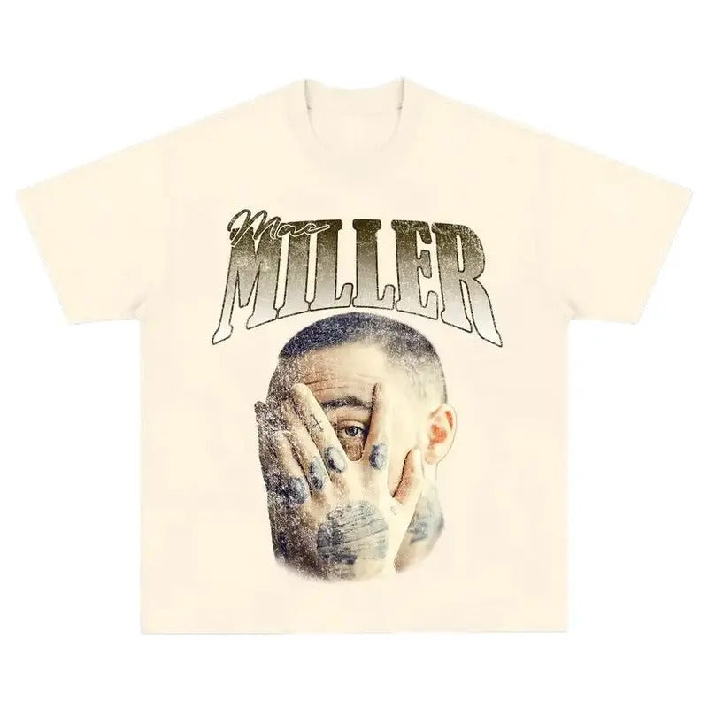 MAC MILLER BIG FACE GRAPHIC TEE - STREETWEAR