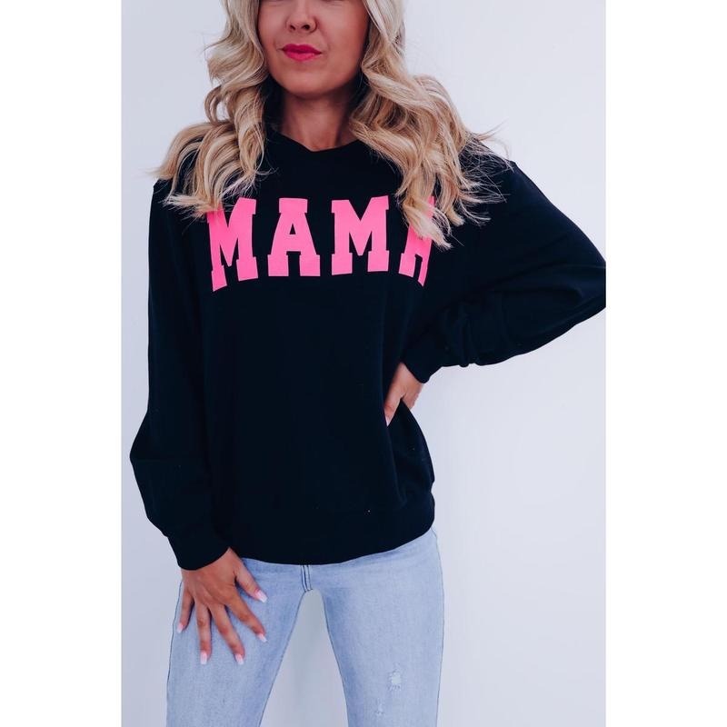 MAMA Graphic Sweatshirt - Black