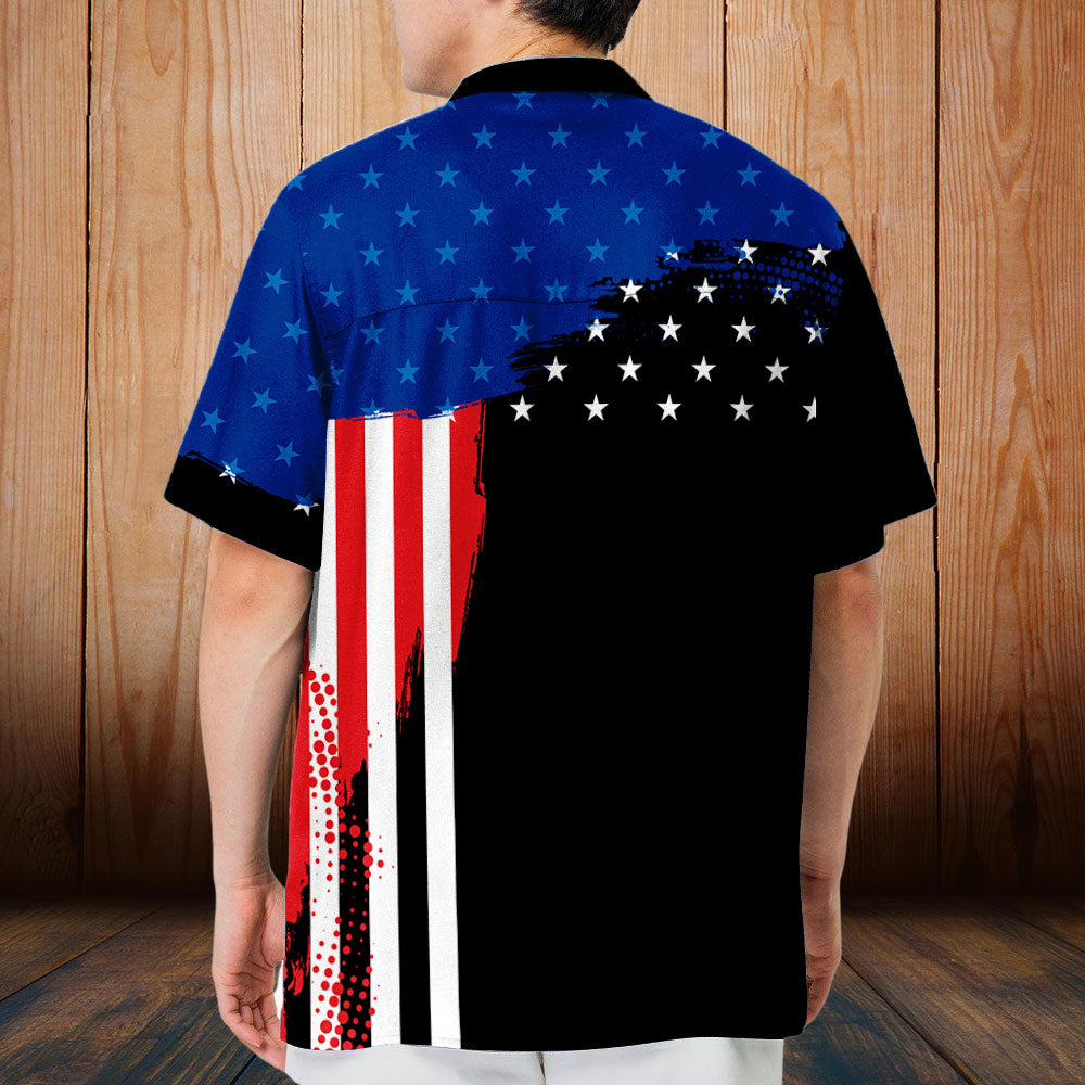 Merica Dog - Personalized Custom Hawaiian Shirt