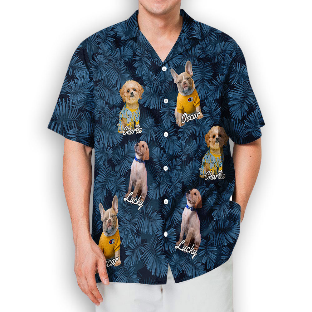 Summer Dog Photo - Personalized Custom Hawaiian Shirt