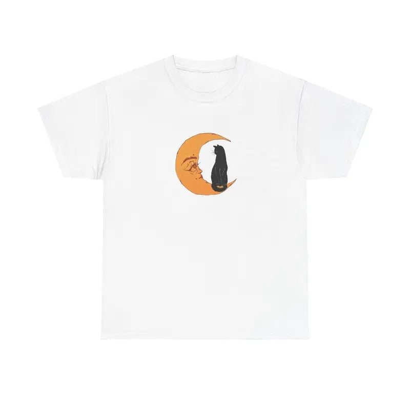 MOON CAT SHIRT Hoodie, Sweatshirt | InkThreadWorks.com