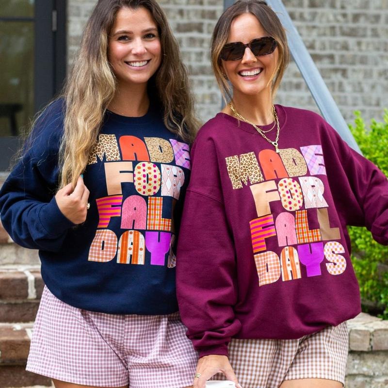 'Made For Fall Days' Crewneck Sweatshirt