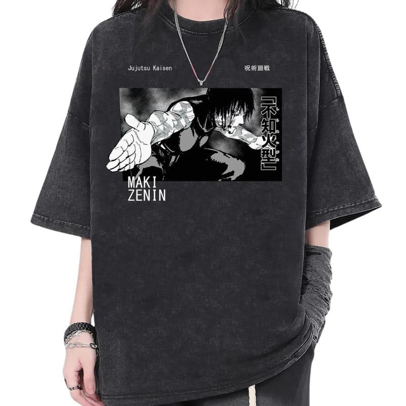 Maki Zenin T-Shirt DRG, Maki Anime T-Shirt DRG, Zenin T-Shirt DRG, Anime Manga T-Shirt Hoodie, Sweatshirt