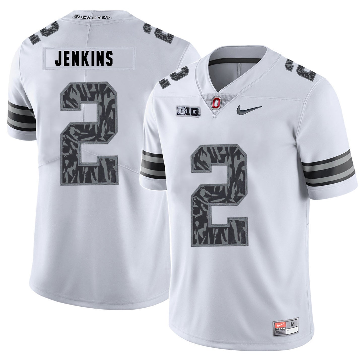 Malcolm Jenkins 2 Pattern White