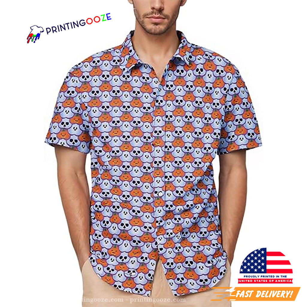 Male Tropical Floral Summer Pullover Party Holiday Hawaiian Shirt