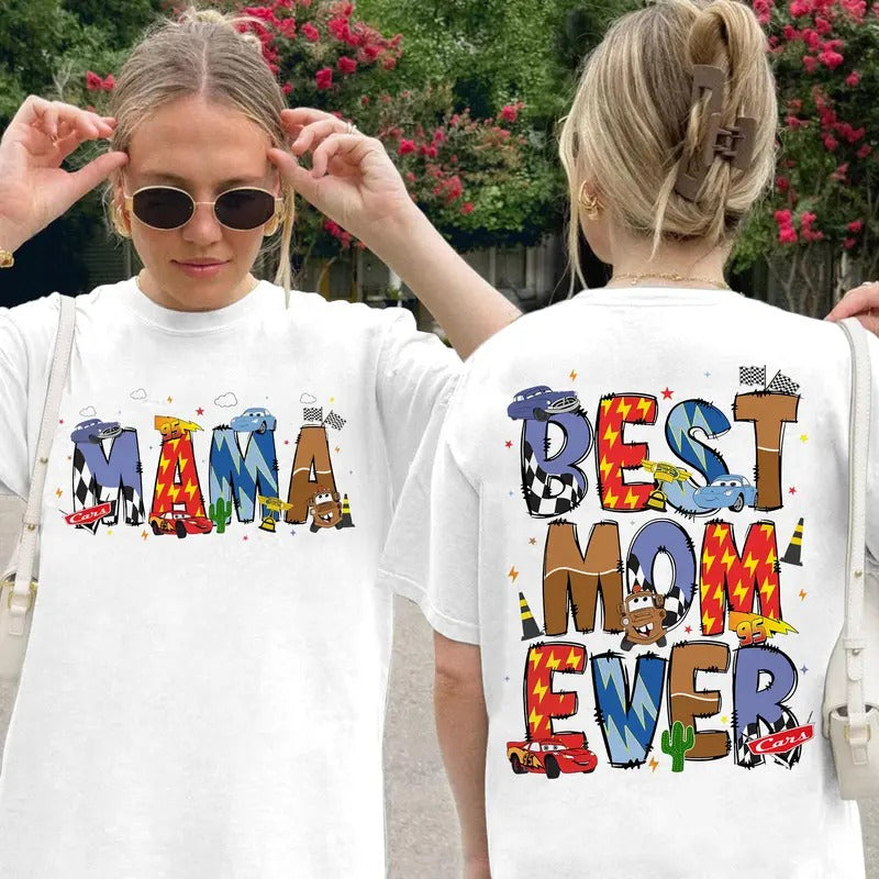 Mama MC Que Mothers Day 2 Sided Shirt, Best Mom Ever Shirt, 95 Lightning MCQ Shirt, Mother's Day Shirt, Gift For Mom,...