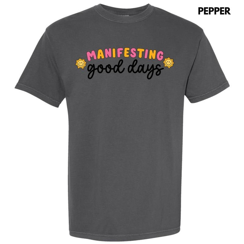 Manifesting Sunshine Comfort Colors T-Shirt 'NLB' Hoodie, Sweatshirt | InkThreadWorks.com