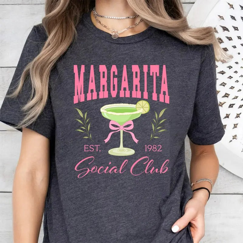 Margarita Sweatshirt, Funny Girls Club Crewneck, Signature Sweatshirt, Drinking Shirt Hoodie | InkThreadWorks.com