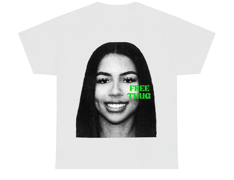 Mariah The Thugg Science Free THUG T-SHIRT, Hip Hop Graphic T-Shirt Cotton Fit