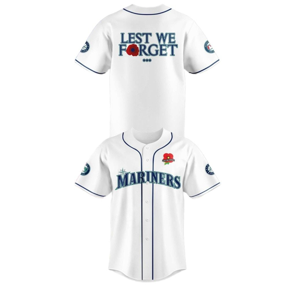 Mariners Lest We Forget Jersey 2025 - Grishko.com