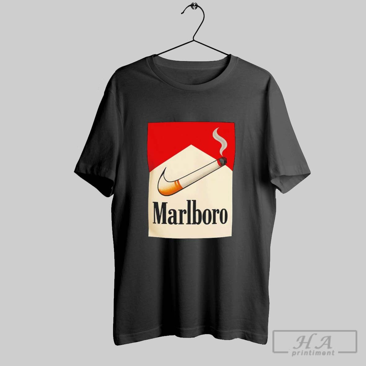 Marlboro Smokin Logo Parody