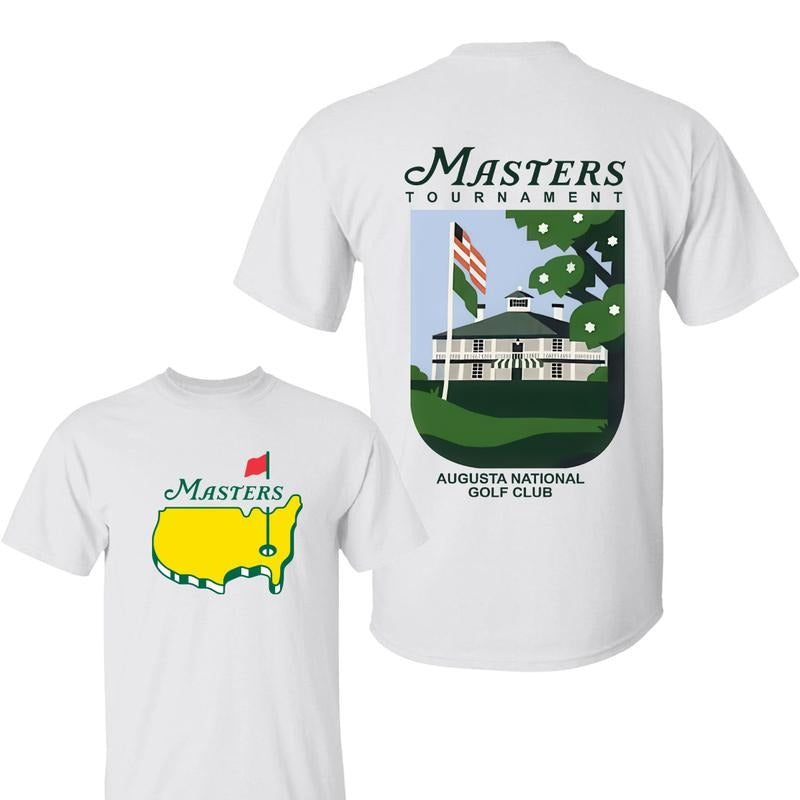 Masters Augusta National Golf Club 2 Sided Shirt, Tournament Shirts, Masters Golf Tee, Graphic Tee Gifts for Men, For Women