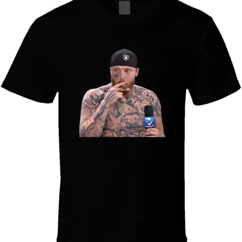 Maxx Crosby Cigar Football Fan T Shirt Hoodie, Sweatshirt | InkThreadWorks.com