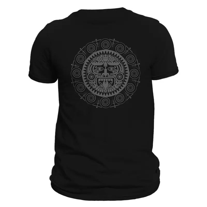Mayan Sacred Sun God T-Shirt Hoodie, Sweatshirt | InkThreadWorks.com