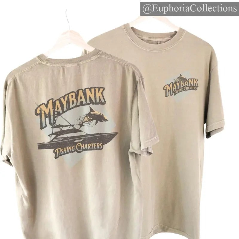Maybank Fishing Charters Shirt - Style Tee, Fishing T-Shirt, Gift for Outdoor, Fishing, and Boat owners , Global Trending...