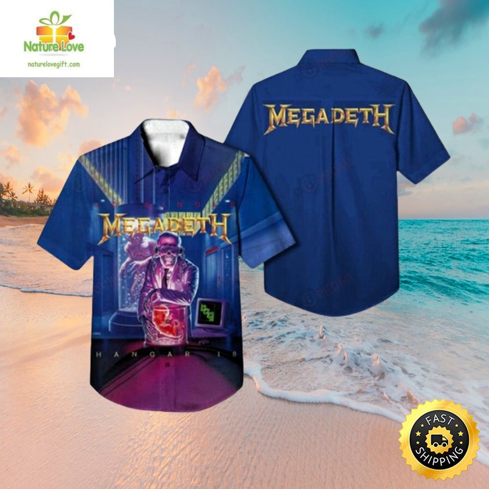 Megadeth Rust In Peace Hawaiian Shirt Band Merch