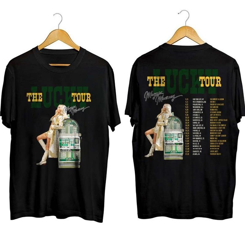 Megan Moroney 2023 Tour Shirt, Megan Moroney The Lucky Tour 2023 TShirt, The Lucky Concert 2023 TShirt Gift for fan