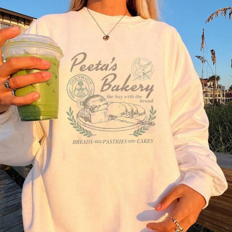 Mellark Bakery Crewneck Sweatshirt Booktok Merch T-Shirts, Hoodie | InkThreadWorks.com