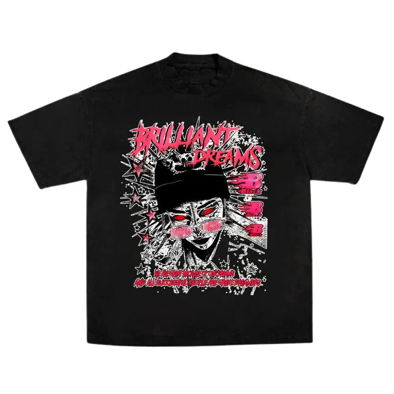 Men's Portrait Print Short Sleeve T-Shirt, Suitable For Daily Wear In Spring And Summer T-Shirt, Hoodie, Sweatshirt...