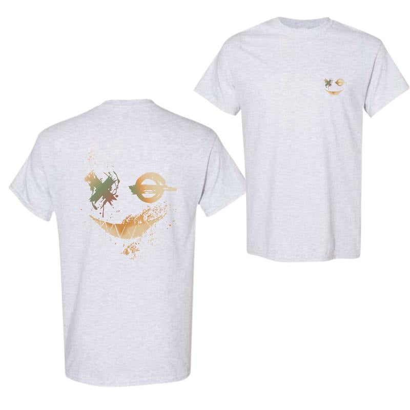 Men's Regular Fit Graphic Print Round Neck Tee without Necklace, Men's Summer Clothes, Casual Short Sleeve T-shirt, Men's Clothing Top for Daily Wear Streetwear, Graphic T-shirts, Summer Outfits 2024, Trending shirt, For you, summer tee Cotton Menswear