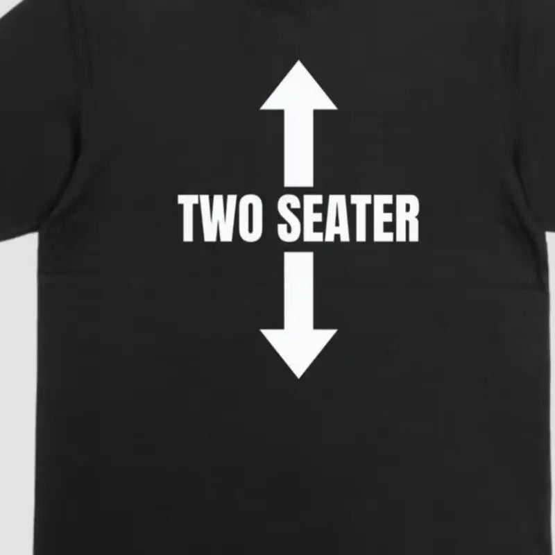 Men's Two Seater T-Shirt, 100% Cotton, Casual Streetwear - Breathable Hoodie, Sweatshirt | InkThreadWorks.com