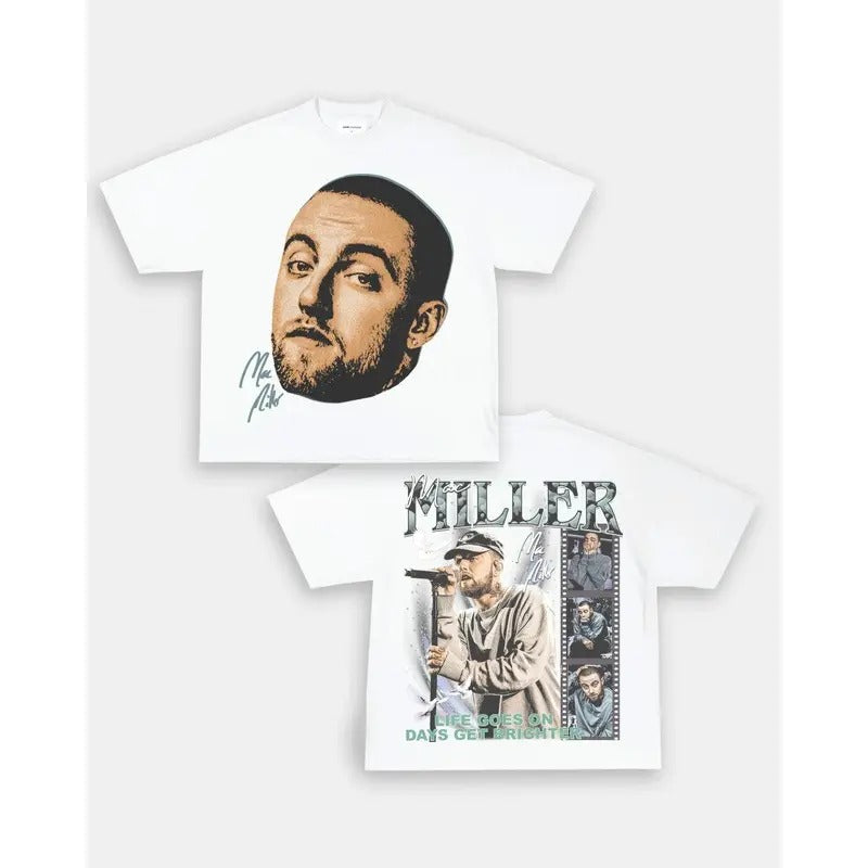 Big Face Tees - Mac Miller Tshirt/Sweatshirt/Hoodie 2 Sides, Graphic Tees, Printed Tees, Music Fans, Music Tour, Unisex, Gift For Fans/Women/Men