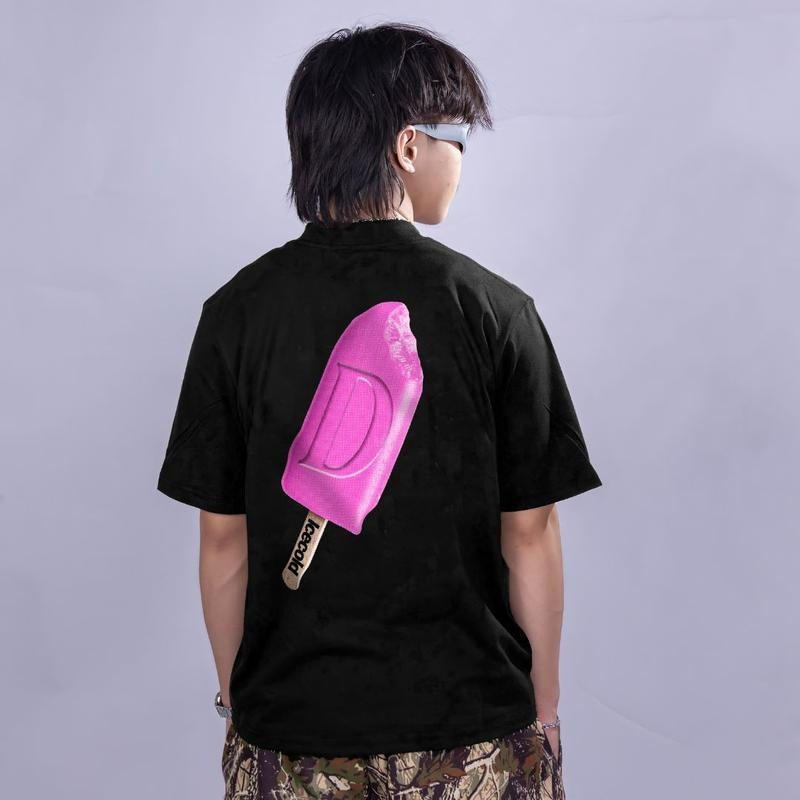 Menswear Cream T-Shirt BackSide - Care Instructions Included - Top Men's T-shirt-Small Neckline T-Shirt, New Arrival, Loose, American Printing, For Men and Women, Made of 100% Cotton, 200g Embroidered Tshirt Soft Slogan Tees Streetwear Fabric Clothing