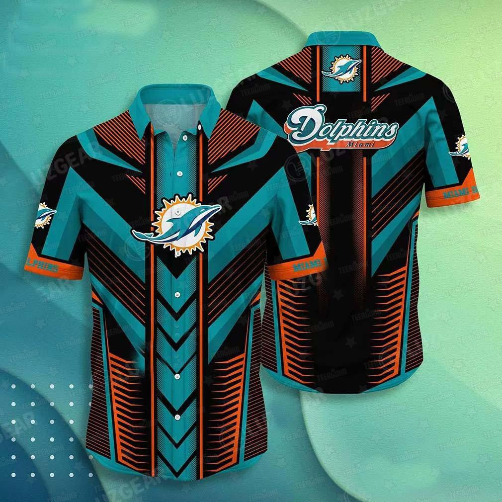 Miami Dolphins Hawaiian Shirt TriWave Energy Design 220799